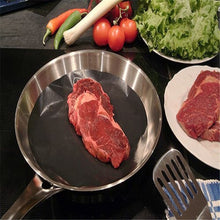 Load image into Gallery viewer, 10-in INDUCTION COOKING and GRILL MAT - NON-STICK Surface in the PAN.