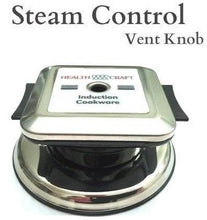 Load image into Gallery viewer, STEAM CONTROL Whistle Vent Knob for 7-Ply 4-Square Cookware from Health Craft