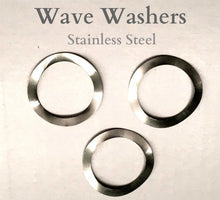 Load image into Gallery viewer, 3 Stainless Steel WAVE WASHERS for vent knobs 1983 to 2018