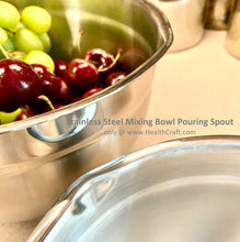 Load image into Gallery viewer, PRO SERIES 6 Pc. MIXING BOWL SET 304 Stainless Steel and Seal Tight BPA Free Lids