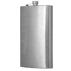 CLOSEOUT 1 LEFT - 128 oz. One Gallon Beverage FLASK 304 Surgical Stainless Steel - LOL Great Gag Gift!