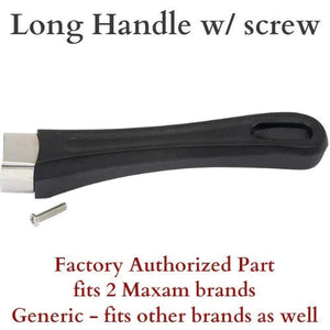 World's Finest Cookware replacement LONG HANDLE with FLAME GUARD and SCREW