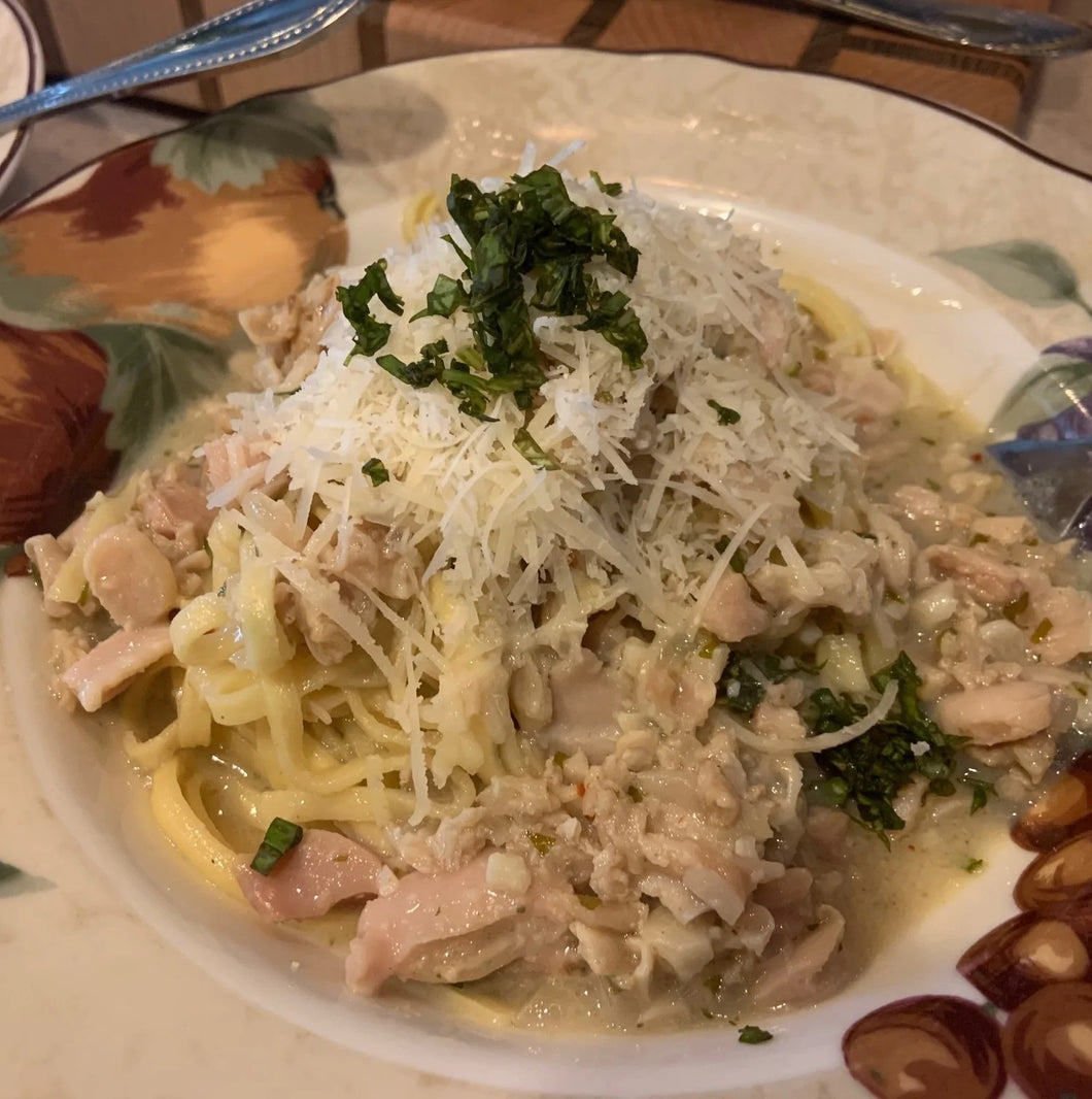 New Jersey White Clam Sauce with Linguini by Chef Charles Knight