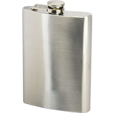 SOLD OUT - 8-oz. Stainless Steel Beverage FLASK Lightweight Hip Flask with a Screw-On, Leak Proof Lid