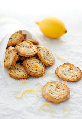 Pan Baked Poppy Seed Icebox Cookies