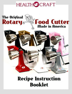 Saladmaster HealthCraft FOOD CUTTER Recipe Instruction Cookbook