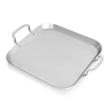 Load image into Gallery viewer, ONLY 1 LEFT 13x13 GRILL PAN Roasting Grilling Magnetic T304 Surgical Stainless Steel