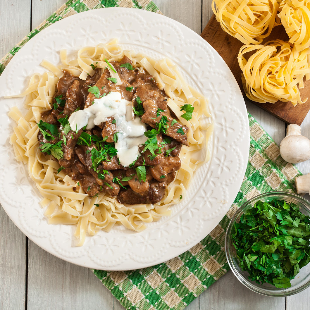 Beef Stroganoff cooking video with Bill Clinton (Tim Waters)