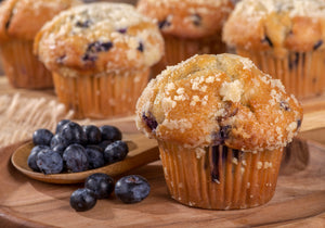 Blueberry Muffins homemade and excellent -