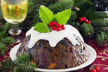 Load image into Gallery viewer, Christmas Figgy Pudding with Butter Cream Frosting