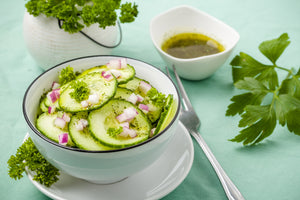 Dad’s Famous Cucumber and Onion Salad by Ray Knight watch the video