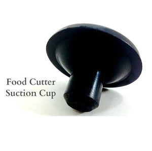 Round SUCTION CUP Black with ¼” hole for Food Cutter for Health Craft, Saladmaster, Jet-O-Matic