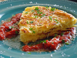 PROSCIUTTO, CHEESE & SPINACH FRITTATA "Italy's version of an open-face omelet"