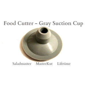 Saladmaster, Maxam, Carico Rubber SUCTION CUP for 3-leg Base Food Cutter Gray 3/8" hole for / Pie de Goma