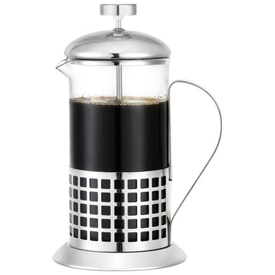 CLOSEOUT 1 LEFT - 12 oz. FRENCH PRESS Coffee Make with Handle and Pour Spout Glass and Stainless Steel
