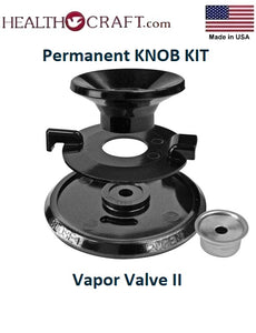 Permanent KNOB KIT with VAPOR VALVE II and III also fits Royal Queen West Bend Waterless Cookware