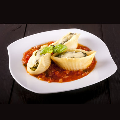 Stuffed Shells with Cheese and Spinach
