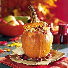 Load image into Gallery viewer, Baked Baby Pumpkins with Walnuts &amp; Cranberries