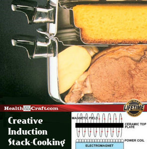 10½in Steamer Stack Cooking Rack fits 11¼in Sauté 6qt 8qt